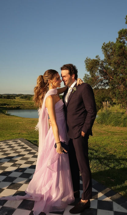 Classy Strapless Lilac Long Prom Dress Long Party Dresses