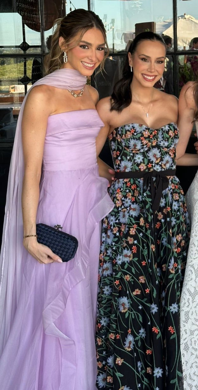 Classy Strapless Lilac Long Prom Dress Long Party Dresses