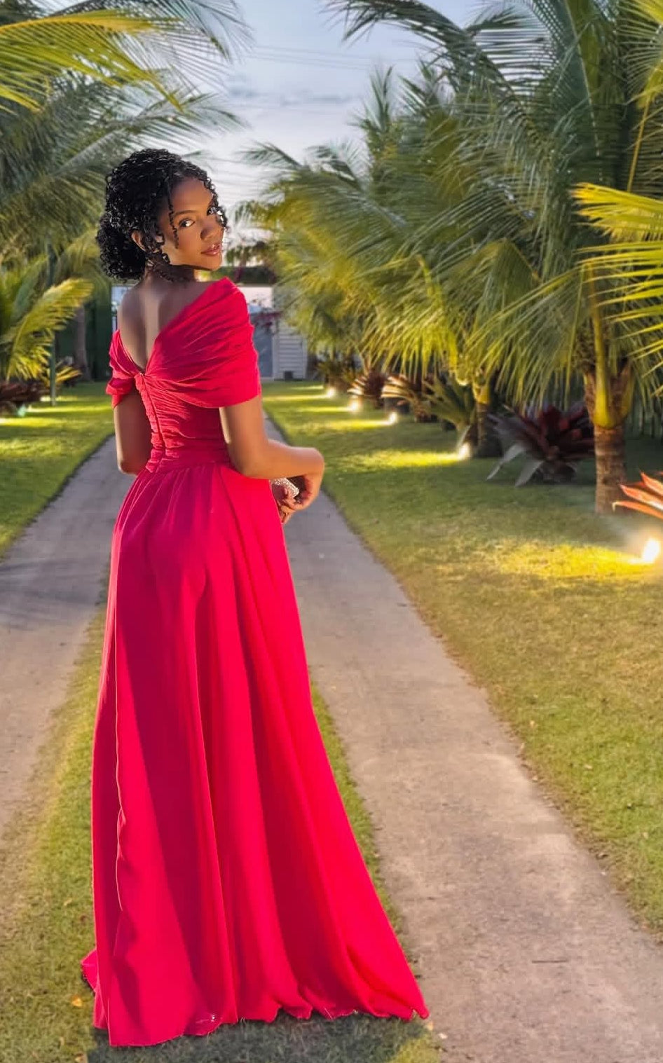 Off The Shoulder A Line Prom Gown Princess Party Dresses