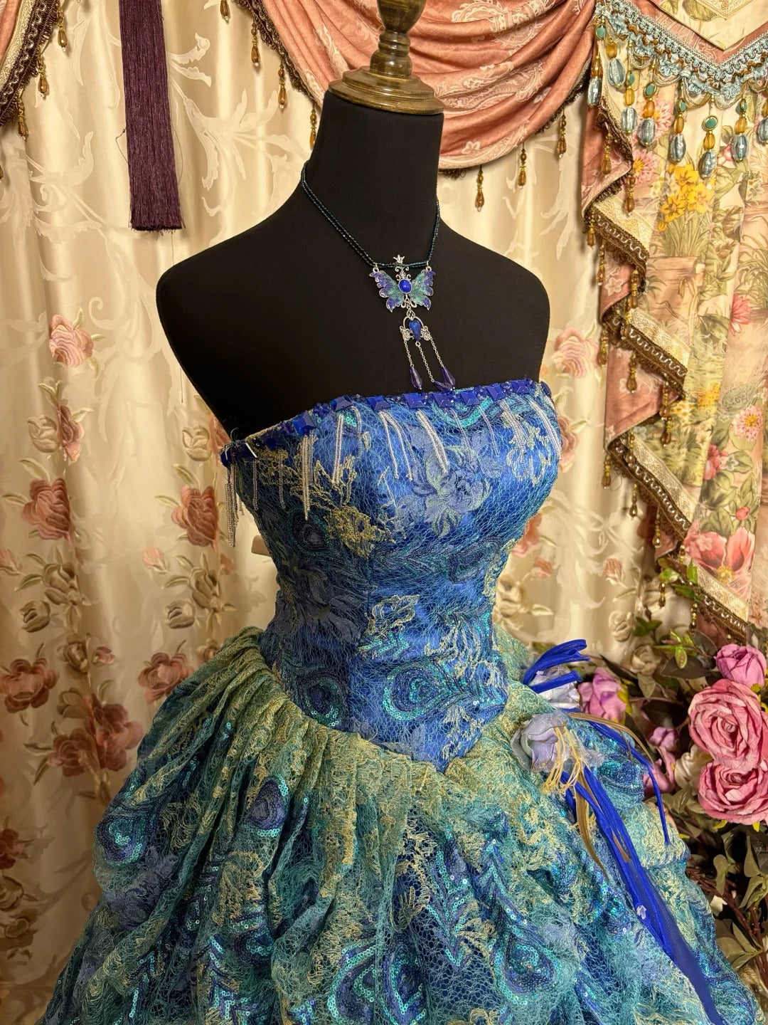Stunning Prom Dress Strapless Pleated Ball Gown Evening Dress Birthday Dress HZ0319