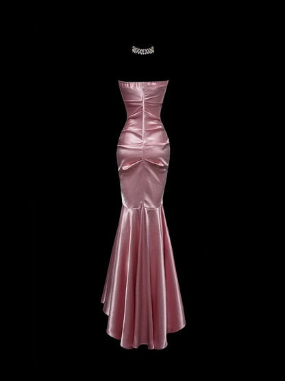 Stunning Prom Dress Sweetheart Pleated Mermaid Gala Dress Evening Dress Birthday Party Dress HZ0319