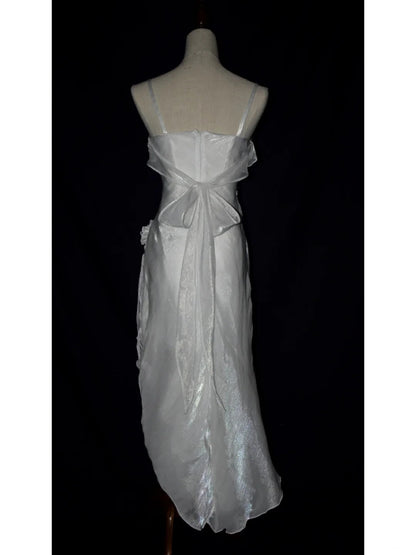 Elegant Prom Dress Spaghetti Straps Pleated Birthday Party Dress Evening Dress Gala Dress HZ0319