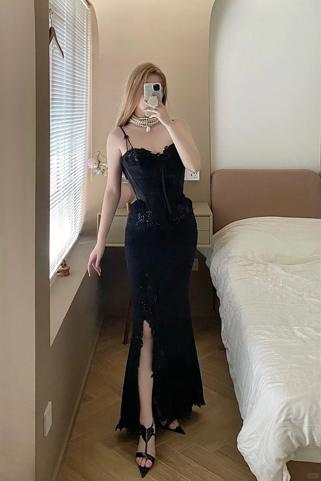 Sexy Prom Dress Sweetheart Slit Mermaid Birthday Party Dress Cocktail Dress HZ0319