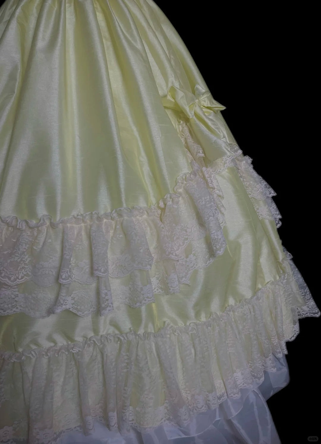 Sweet Prom Dress Crew Neck Pleated Lace Ball Gown Evening Dress Birthday Party Dress HZ0319