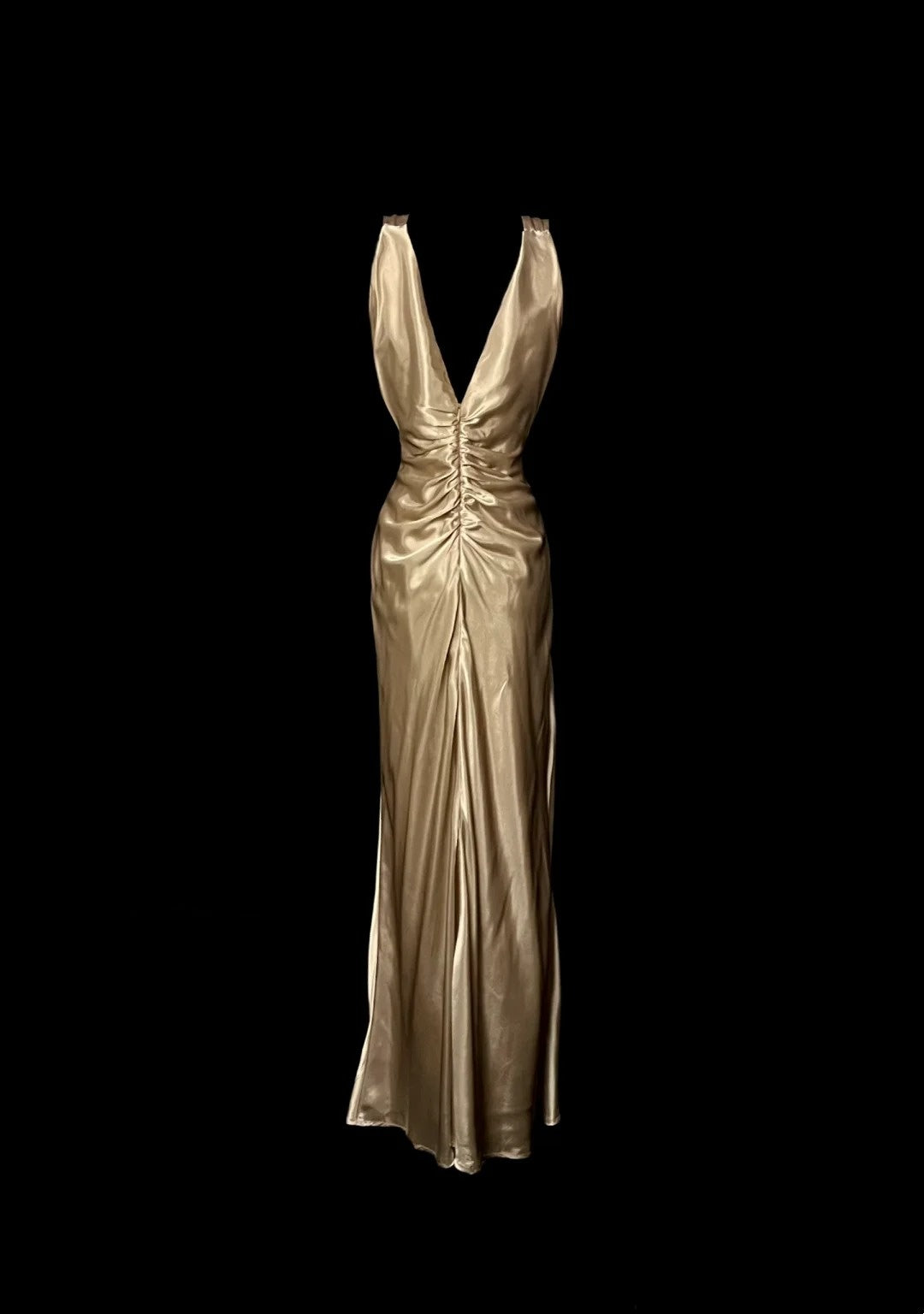 Gorgeous Prom Dress V-neck Pleated Long Prom Dress Evening Dress Birthday Party Dress HZ0319