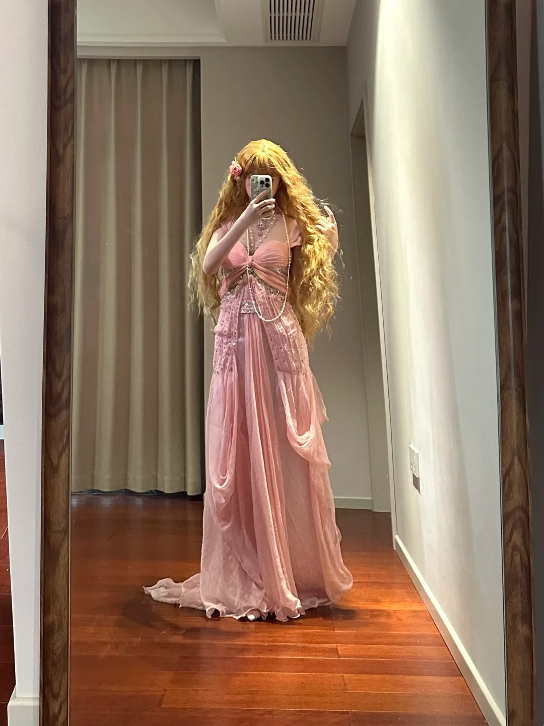 Charming Prom Dress Off Shoulder Pleated Long Evening Gown Birthday Party Dress HZ0319