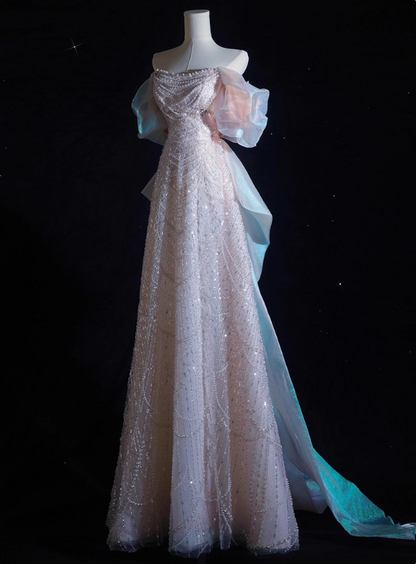 Luxury Prom Dress Off Shoulder Evening Dress Gala Dress Birthday Dress HZ0319