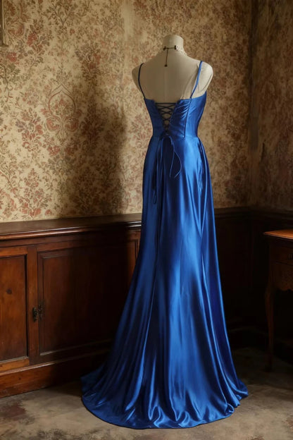 Elegant Prom Dress Spaghetti Straps Pleated Evening Dress Gala Dress Cocktail Dress HZ0319