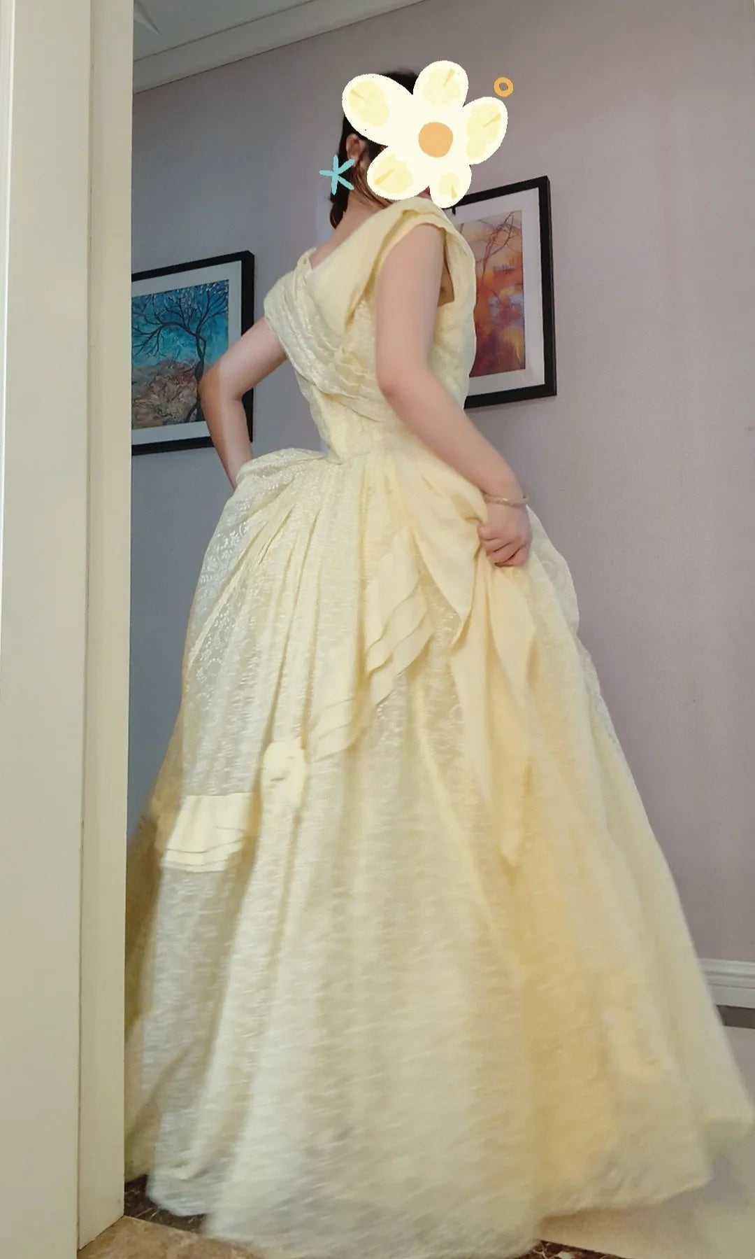 Cute Prom Dress Asymmetrical Neck Pleated Evening Dress Sweet 16 Dress Ball Gown HZ0319