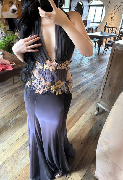Elegant Prom Dress Halter Pleated Evening Dress Birthday Party Dress Gala Dress HZ0319
