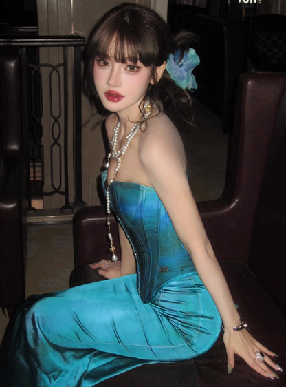 Beauty Prom Dress Sweetheart Fitted Evening Dress Cocktail Dress Birthday Party Outfits HZ0319