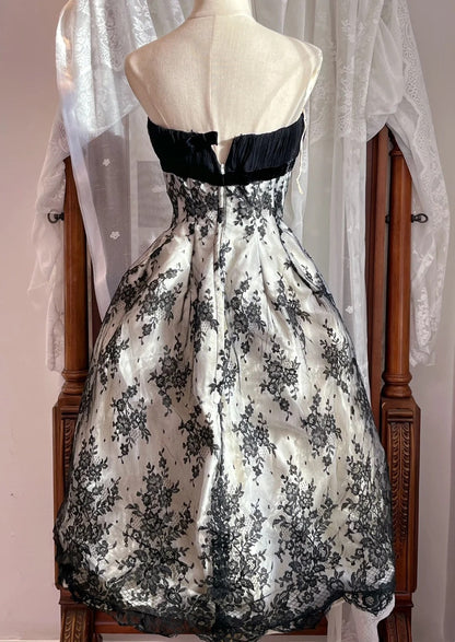 New Arrival Prom Dress Strapless Pleated Lace Evening Dress Birthday Party Dress HZ0319