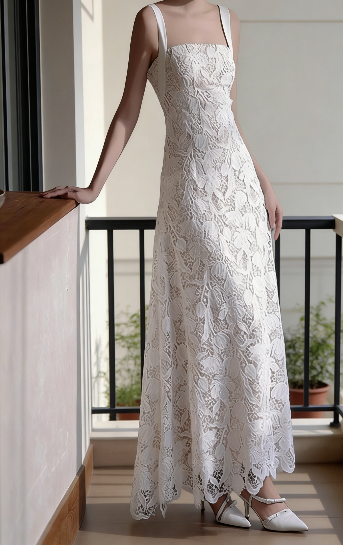 New Arrival Wedding Dress Spaghetti Straps Lace Backless Wedding Dress HZ0319