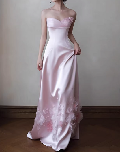 Beauty Prom Dress Light Pink Sweetheart Gala Dress Evening Dress Formal Dress HZ0319
