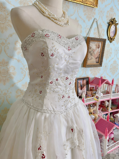 Beauty Prom Dress Sweetheart Pleated Evening Dress Quinceanera Dress Ball Gown HZ0319