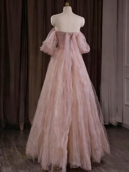 Elelgant Prom Dress Off Shoulder Tulle Gala Dress Evening Dress Formal Dress HZ0319