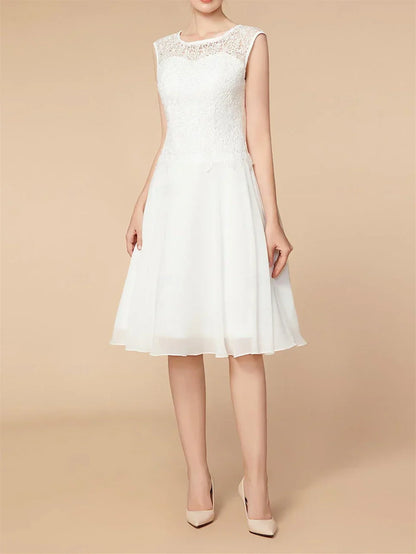 A-line/Princess 3/4 long sleeved knee length mother of the bride dresses