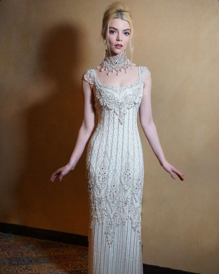 Gorgeous Ivory Mermaid Square Neck Tassel Sequined Long Prom Dress Evening Dress cc4906