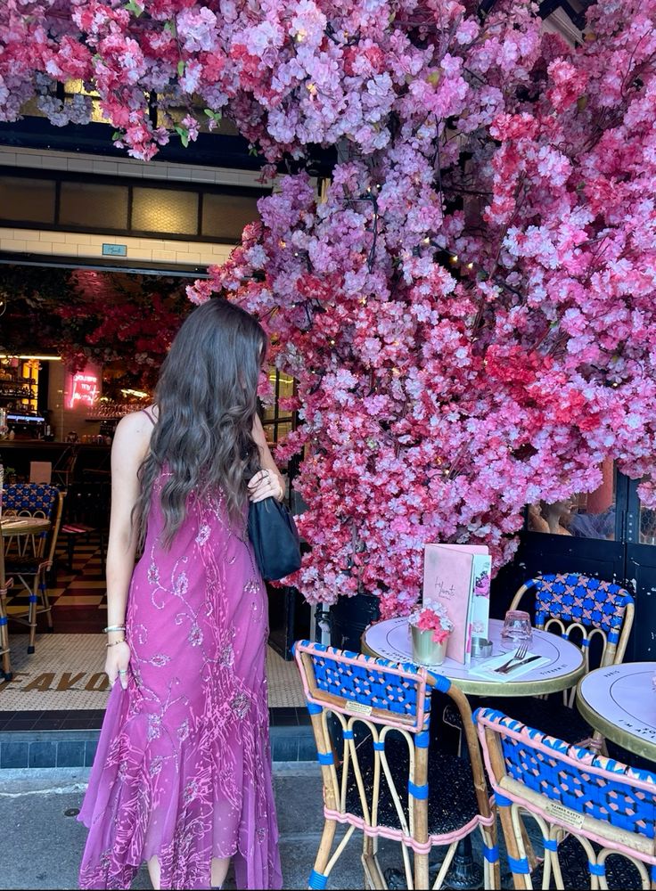 Beautiful Pink Spaghetti Strap Sequin Floral Chiffon Irrgular Prom Dress Evening Dress cc5398