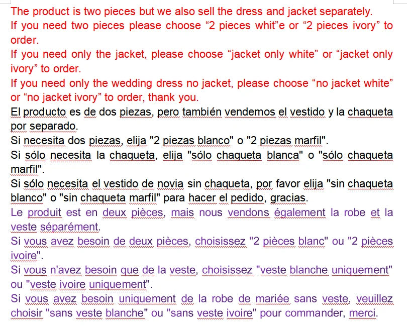 2 Pieces Sweetheart Satin Wedding Dresses A-Line Long Sleeve