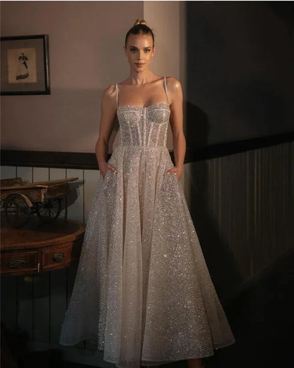 Elegant Luxury Evening Gown for Special Occasions and Weddings