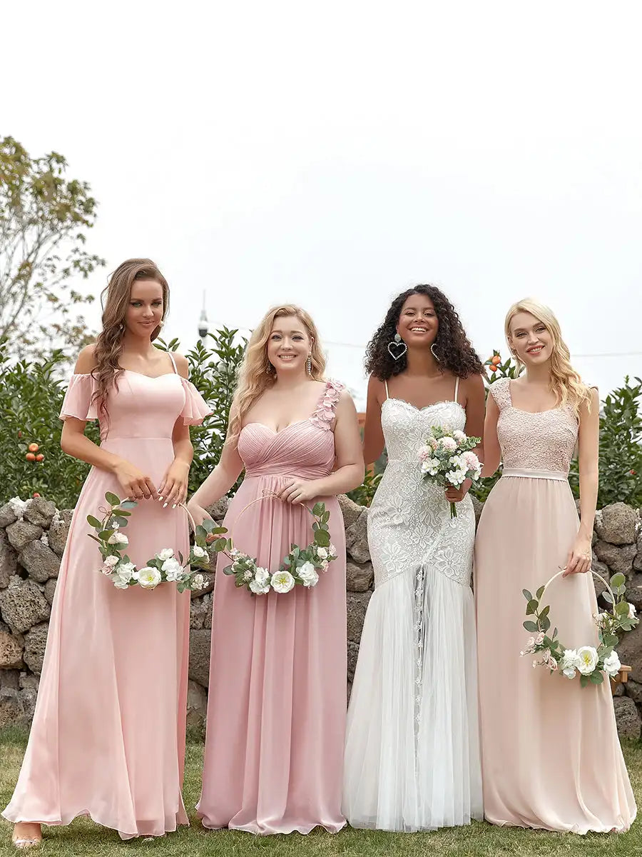Elegant Wedding Dresses Sweetheart Neck Spaghetti Straps Lace Fishtail Silhouette Bridal Dress