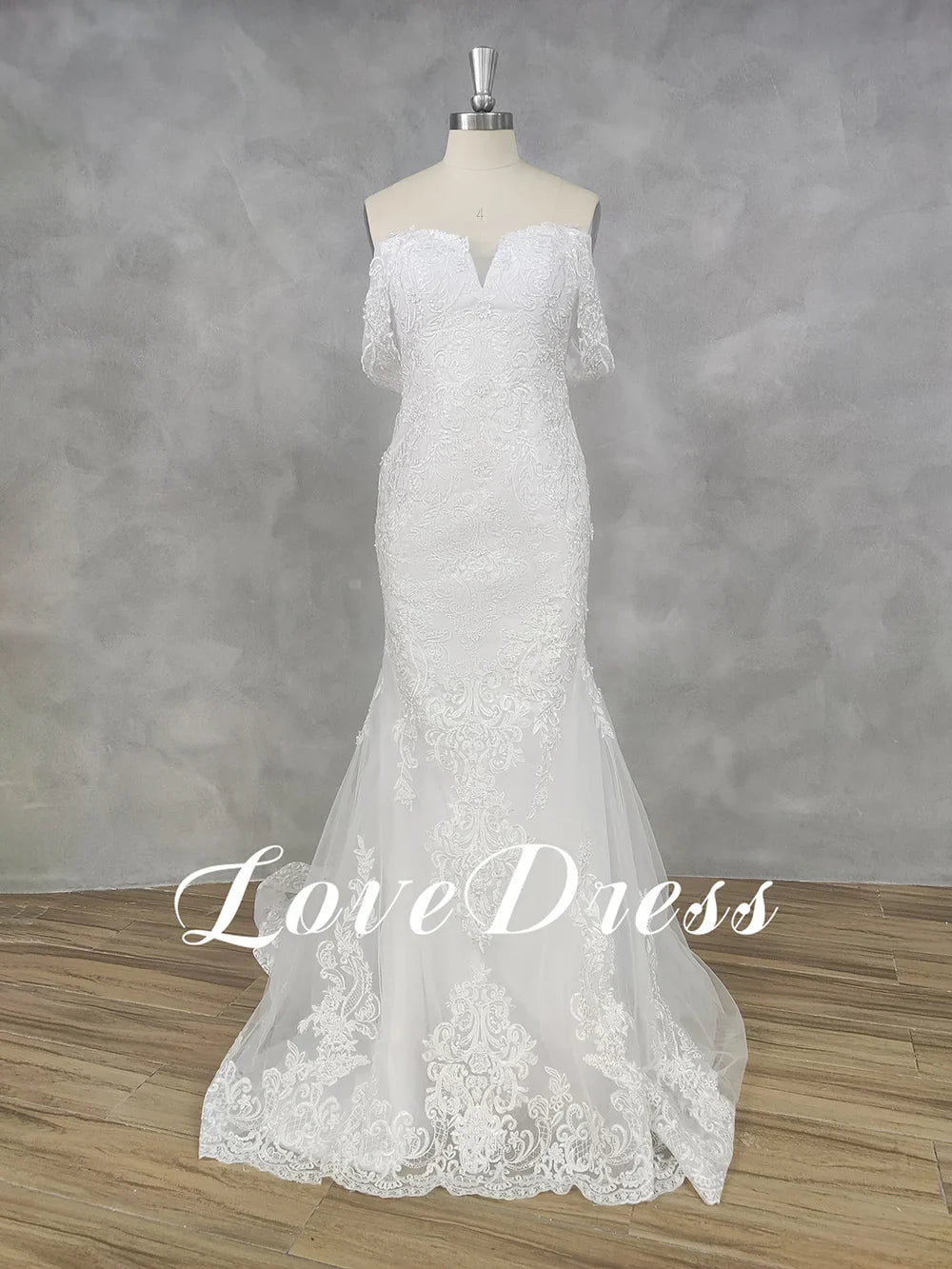 Customized Sexy Mermaid Lace Wedding Dresses for Brides
