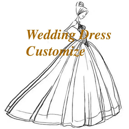 Customized Mermaid Wedding Dresses for Women Beach Bride Gowns