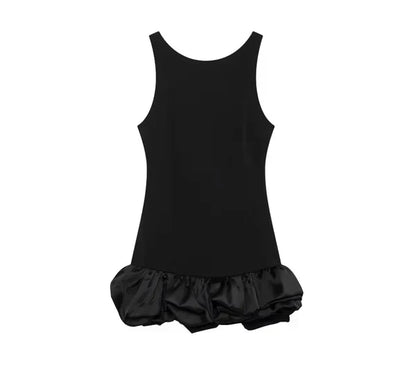 Sweet Pink Off Shoulder Sleeveless Mini Birthday Party Dress Homecoming Dress HZ1024