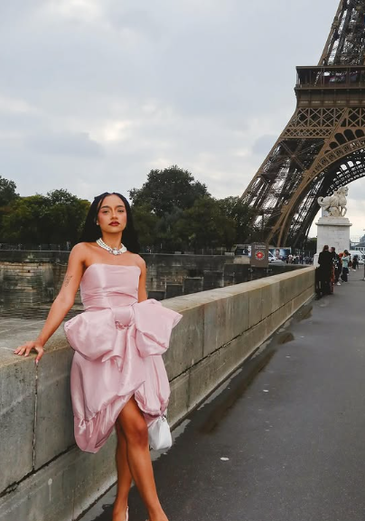 Chic Pink Strapless Bow Irregular Skirt Short Prom Dress Evening Gown HZ1024