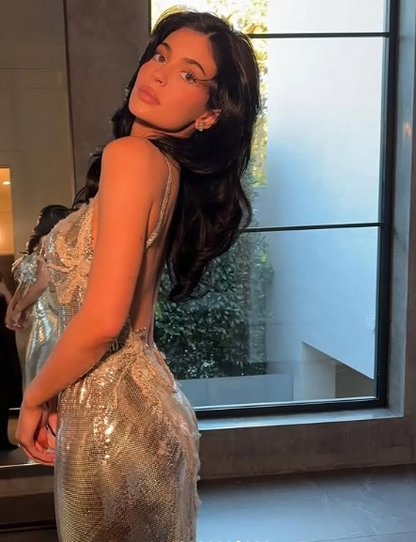 Shiny Gold Spaghetti Strap Sleeveless Low Cut Backless Mermaid Long Prom Dress Evening Dress HZ1024