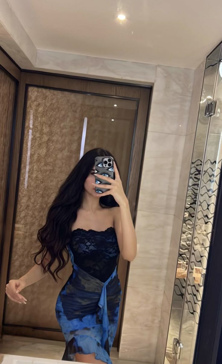 Sexy Rendered Blue Lace Off Shoulder Chiffon Ruffle Prom Dress Evening Dress HZ1024
