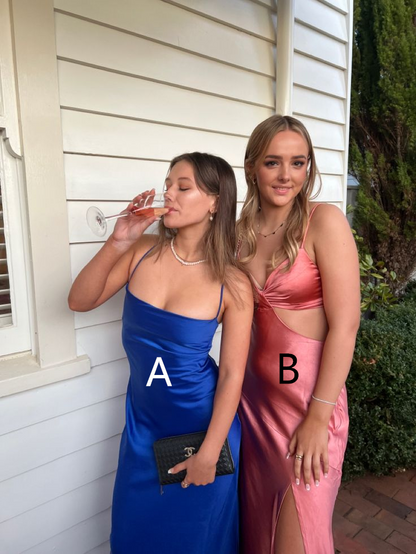 Sexy Spaghetti Straps Sheath Long Party Dress Evening Dress cc1893