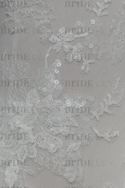 Amazing V-neck Appliques Mermaid Wedding Dress