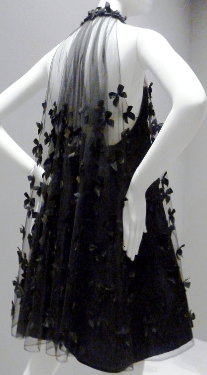 girlhomeshops--Black Exquisite Butterfly Short Tulle Beautiful Suspender Homecoming Dress gh5692