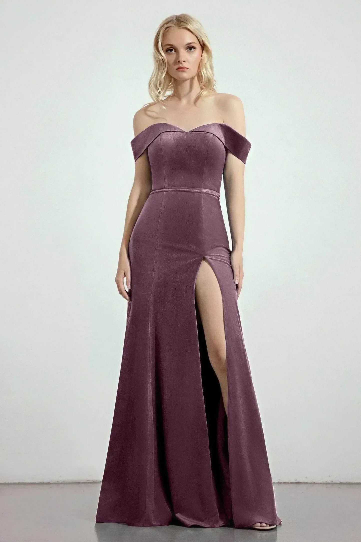 Trumpet-Mermaid Sweep-Brush Train Bridesmaid Dress Formal Dresses CB0271
