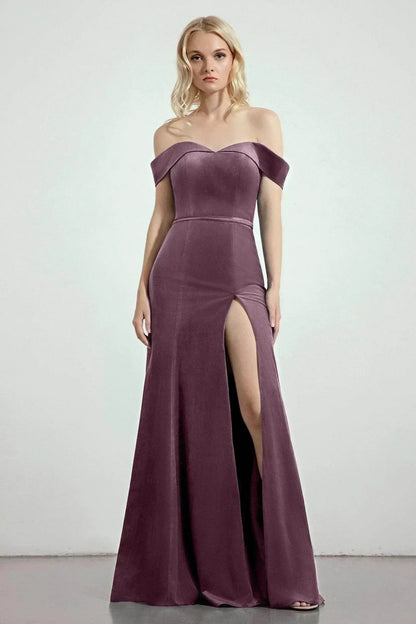 Trumpet-Mermaid Sweep-Brush Train Bridesmaid Dress Formal Dresses CB0271