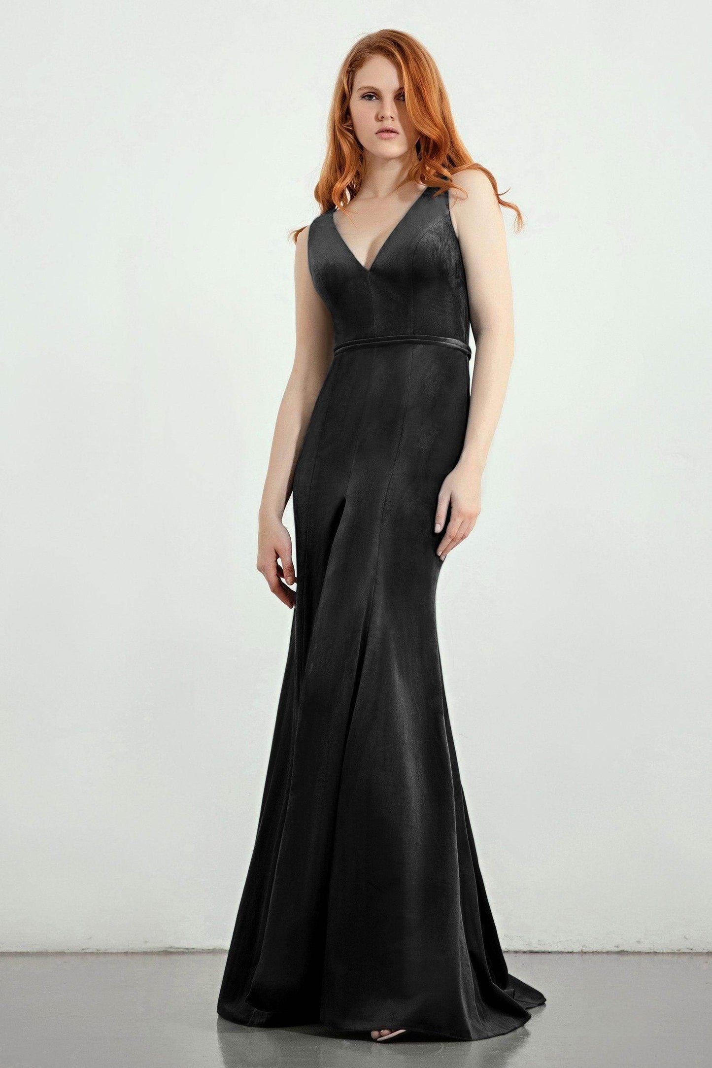 Trumpet-Mermaid Sweep-Brush Train Bridesmaid Dress Formal Dresses CB0272