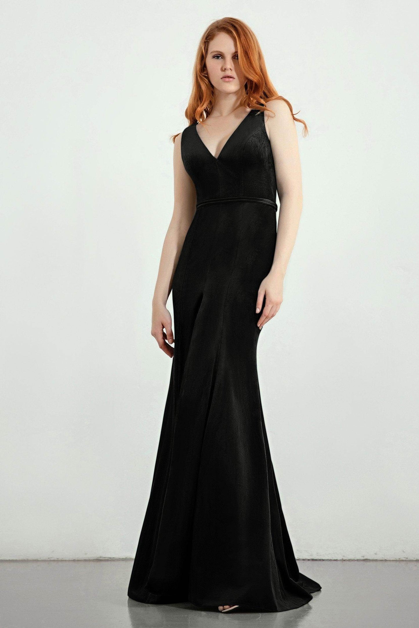Trumpet-Mermaid Sweep-Brush Train Bridesmaid Dress Formal Dresses CB0272