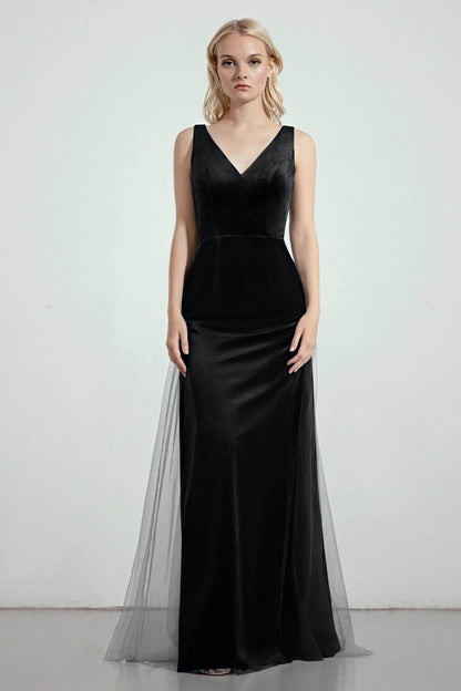Sheath-Column Floor Length Bridesmaid Dress Formal Dresses CB0275