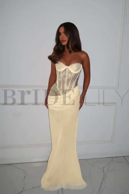 Charming Sweetheart Lace Mermaid Prom Dress Sleeveless