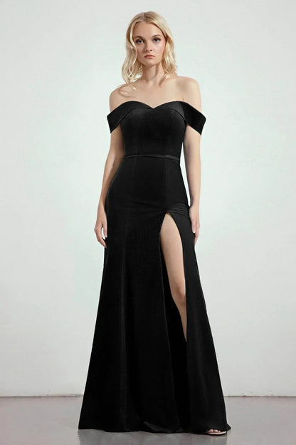 Trumpet-Mermaid Sweep-Brush Train Bridesmaid Dress Formal Dresses CB0271
