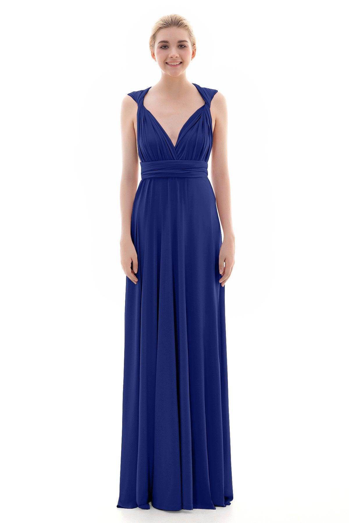 Sheath Floor Length Knitted Bridesmaid Dress COEF16001PS