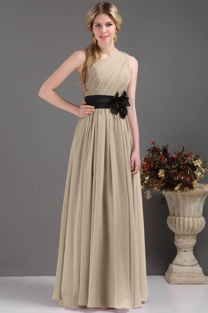 Sheath-Column Floor Length Bridesmaids Dress COSF14001