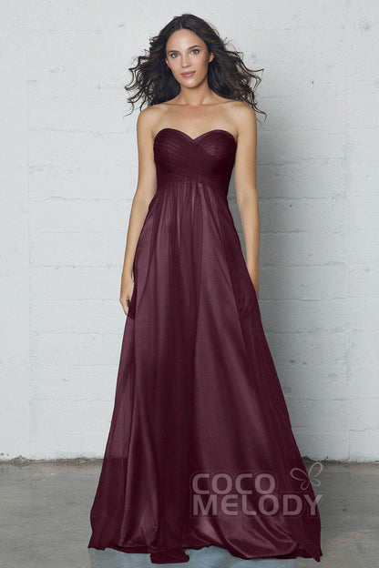 Sheath-Column Floor Length Tulle Dress COZF17016
