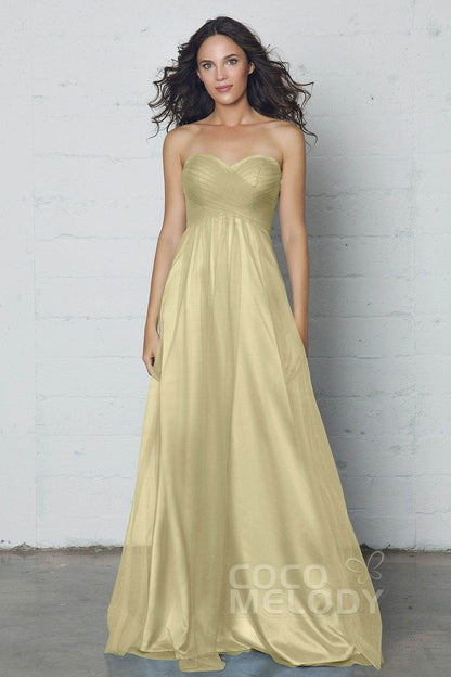 Sheath-Column Floor Length Tulle Dress COZF17016