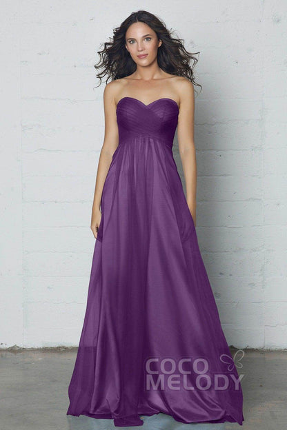 Sheath-Column Floor Length Tulle Dress COZF17016
