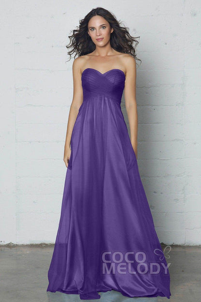Sheath-Column Floor Length Tulle Dress COZF17016