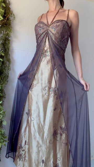 Elegant Straps Halter A-Line Beading Vintage Long Formal Party Dresses, HZ0319