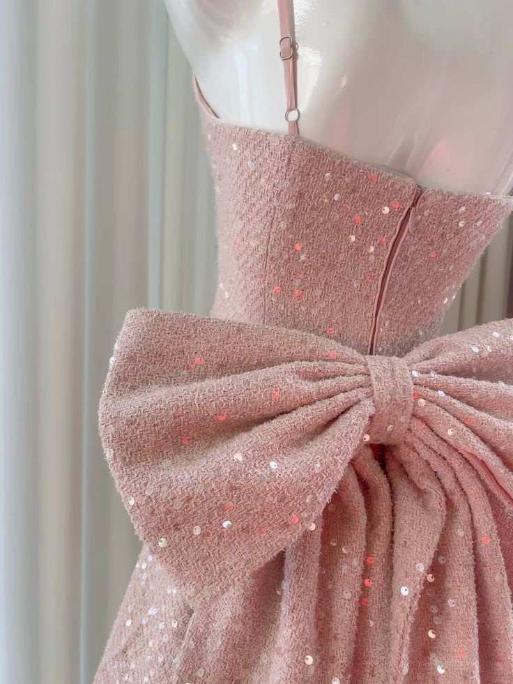 Pink Straps A-Line Short Party Dresses Birthday Dresses Homecoming Dresses, HZ0319